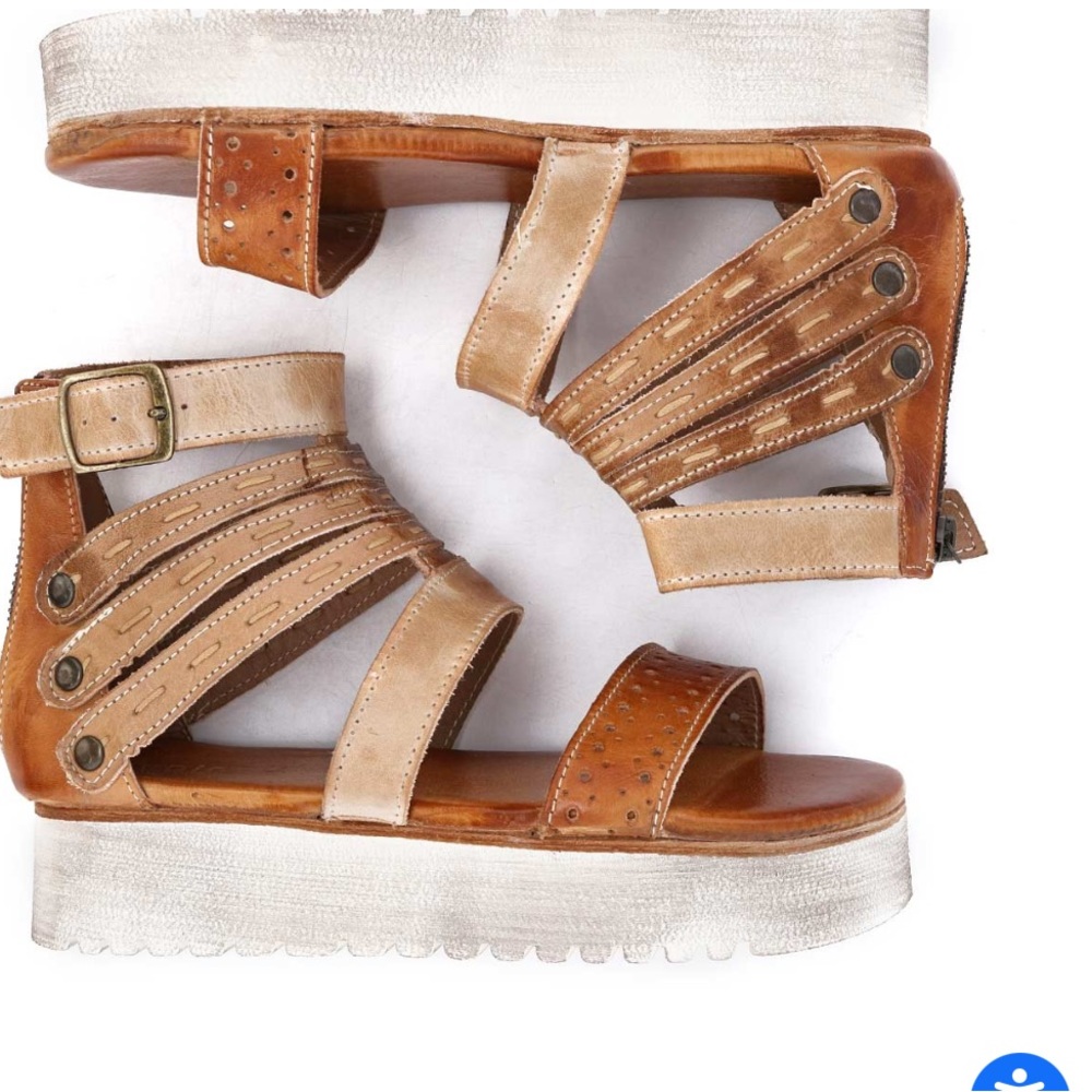 bed stu sandals artemia bone mustard tan color